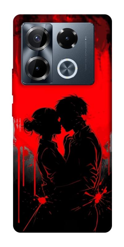 Чехол itsPrint Silhouette couple для Infinix Note 40 Pro 4G, любовь, купить оптом с доставкой