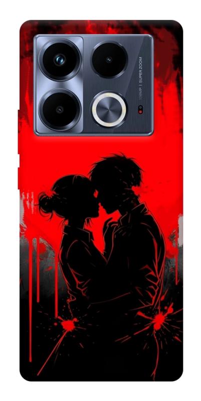 Чехол itsPrint Silhouette couple для Infinix Note 40 4G, любовь, купить оптом с доставкой