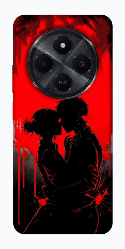 Чехол itsPrint Silhouette couple для Xiaomi Redmi 14C / Poco C75, любовь, купить оптом с доставкой