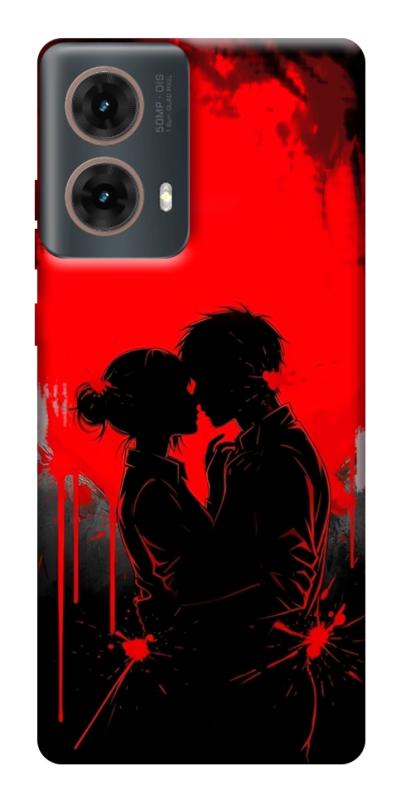 Чехол itsPrint Silhouette couple для Motorola Moto G85, любовь, купить оптом с доставкой