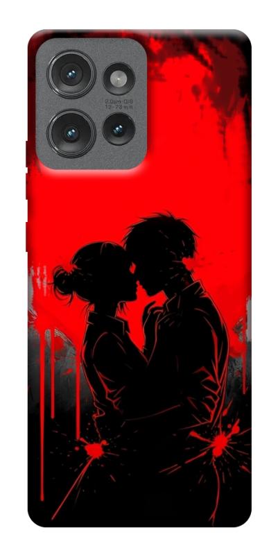 Чохол itsPrint Silhouette couple для Motorola Edge 50, кохання, купити оптом з доставкою