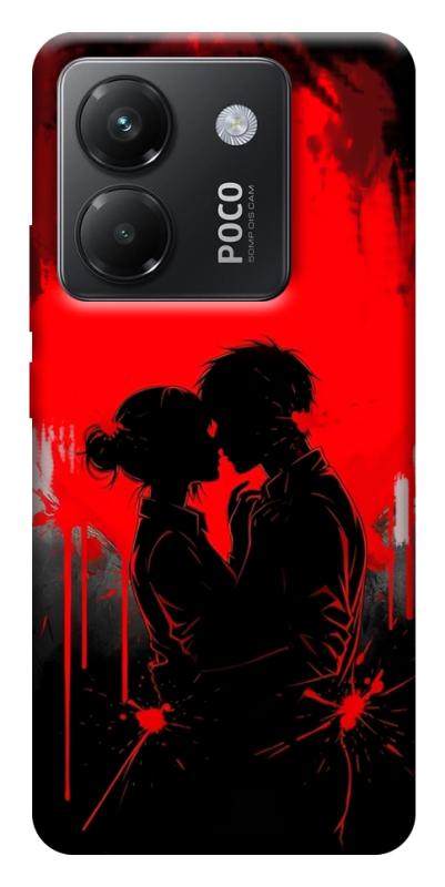 Чехол itsPrint Silhouette couple для Xiaomi Poco M7 Pro 5G, любовь, купить оптом с доставкой