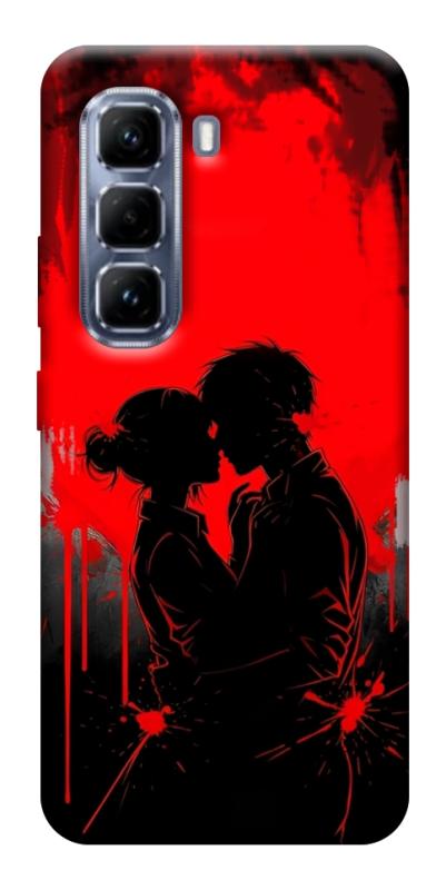 Чехол itsPrint Silhouette couple для Infinix Hot 50 Pro, любовь, купить оптом с доставкой