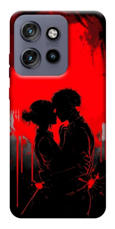 Чехол itsPrint Silhouette couple для Motorola Edge 50 Neo, любовь, купить оптом с доставкой