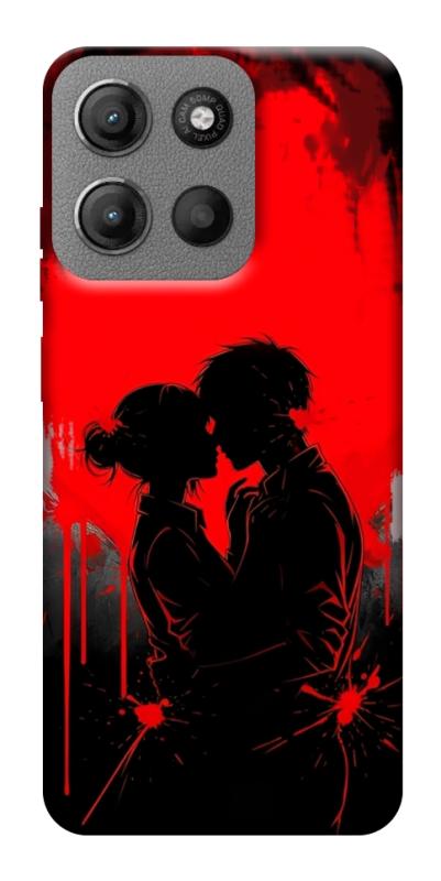 Чохол itsPrint Silhouette couple для Motorola Moto G15 4G, кохання, купити оптом з доставкою
