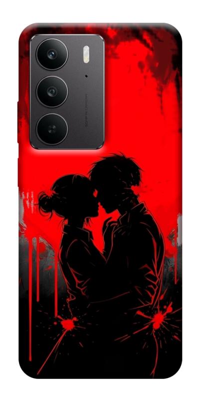Чехол itsPrint Silhouette couple для Realme C75, любовь, купить оптом с доставкой