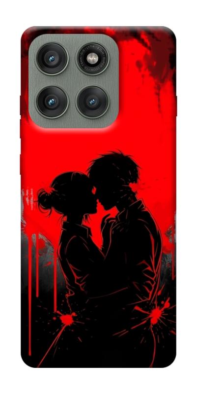 Чехол itsPrint Silhouette couple для Motorola Edge 60 Pro, любовь, купить оптом с доставкой