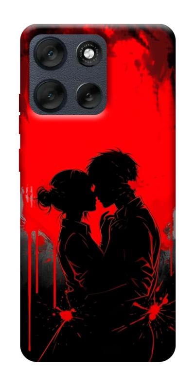 Чехол itsPrint Silhouette couple для Motorola Moto G56 5G, любовь, купить оптом с доставкой