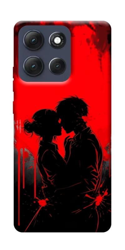 Чехол itsPrint Silhouette couple для Motorola Moto G86 Power, любовь, купить оптом с доставкой