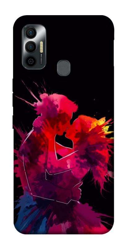 Чехол itsPrint Abstract couple для TECNO Spark 7, любовь, купить оптом с доставкой