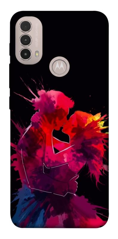 Чехол itsPrint Abstract couple для Motorola Moto E40, любовь, купить оптом с доставкой