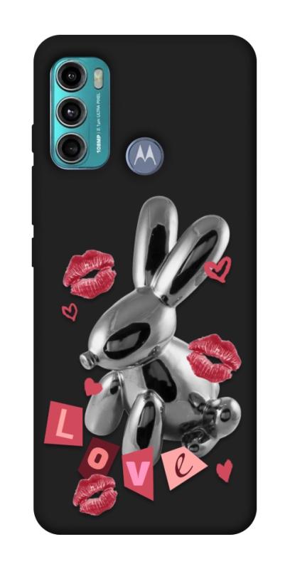 Чохол itsPrint Metal bunny для Motorola Moto G60, кохання, купити оптом з доставкою