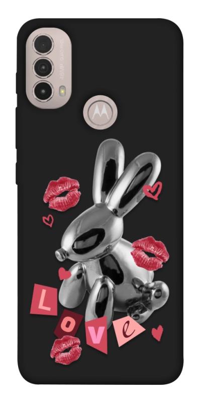 Чехол itsPrint Metal bunny для Motorola Moto E40, любовь, купить оптом с доставкой