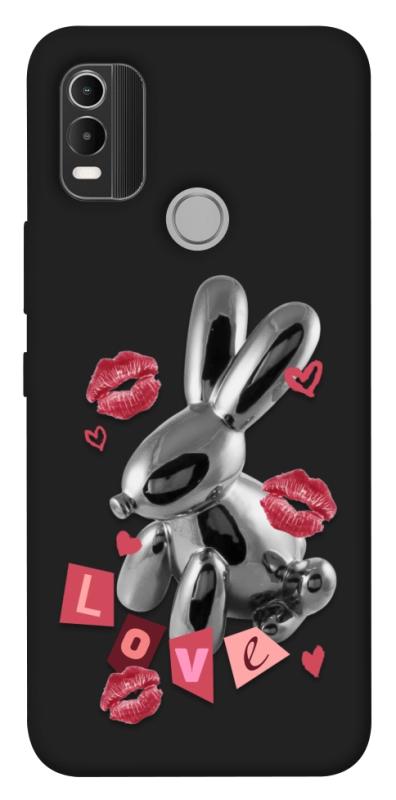Чехол itsPrint Metal bunny для Nokia C21 Plus, любовь, купить оптом с доставкой
