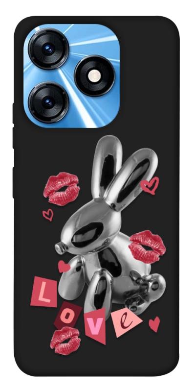 Чехол itsPrint Metal bunny для TECNO Spark 10 Pro, любовь, купить оптом с доставкой