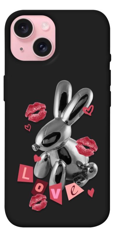 Чехол itsPrint Metal bunny для Apple iPhone 15 (6.1"), любовь, купить оптом с доставкой