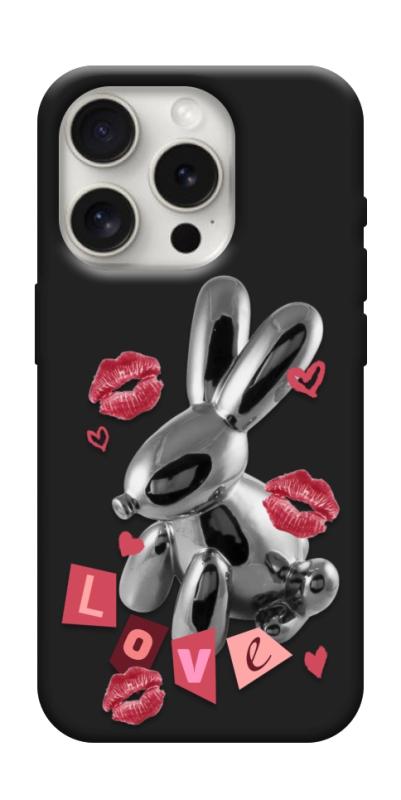 Чехол itsPrint Metal bunny для Apple iPhone 16 Pro (6.3"), любовь, купить оптом с доставкой