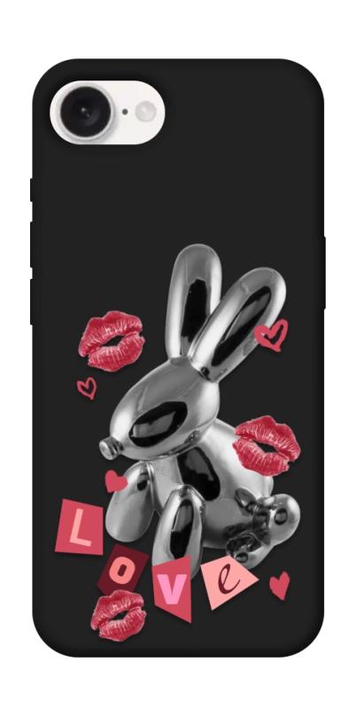 Чехол itsPrint Metal bunny для Apple iPhone 16e (6.1"), любовь, купить оптом с доставкой