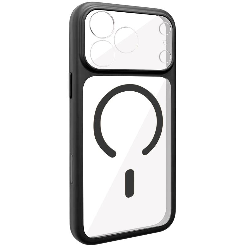 Чохол TPU GETMAN Moon Clear with MagSafe для Apple iPhone 17 Pro (6.3) на малюнкі №1