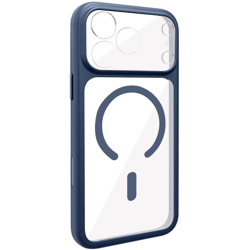 Чехол TPU GETMAN Moon Clear with MagSafe для Apple iPhone 17 Pro (6.3) на картинке №1