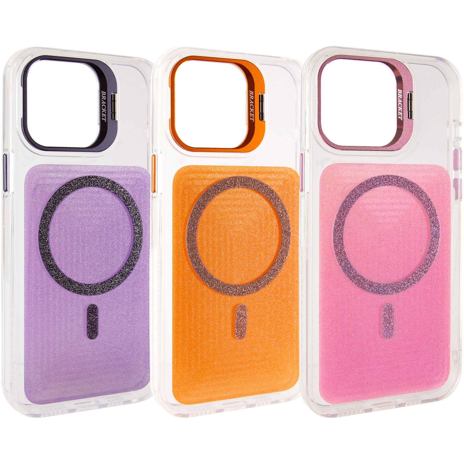 Чехол TPU+PC Jewel Sparkle with Magnetic Fit для Apple iPhone 15 (6.1"), TPU+PC, купить оптом с доставкой