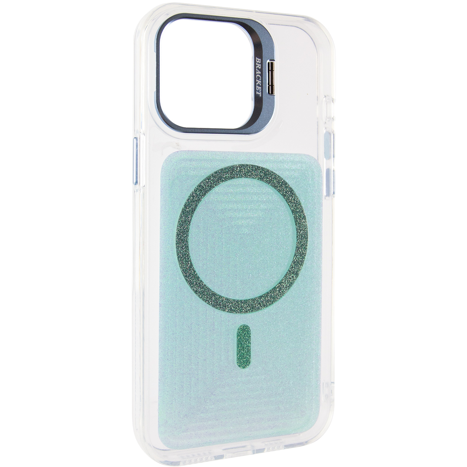 Чехол TPU+PC Jewel Sparkle with Magnetic Fit для Apple iPhone 15 (6.1"), Aqua Blue, TPU+PC, купить оптом с доставкой