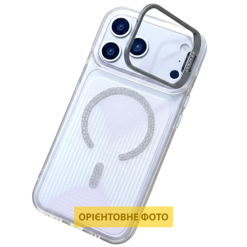 Чехол TPU+PC Jewel Sparkle with Magnetic Fit для Apple iPhone 15 (6.1"), Diamond White 1, TPU+PC, купить оптом с доставкой
