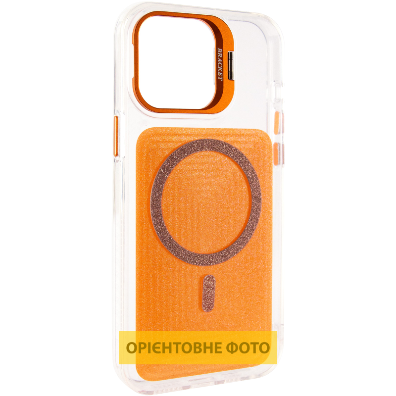 Чехол TPU+PC Jewel Sparkle with Magnetic Fit для Apple iPhone 15 Pro (6.1"), Orange Sparkle, TPU+PC, купить оптом с доставкой