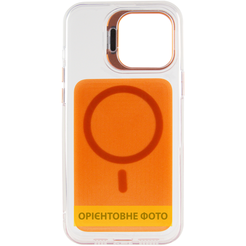Чехол TPU+PC Jewel Sparkle with Magnetic Fit для Apple iPhone 15 Pro (6.1"), Orange Sparkle 2, TPU+PC, купить оптом с доставкой