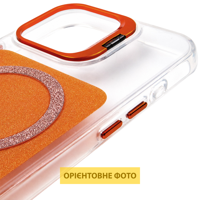 Чехол TPU+PC Jewel Sparkle with Magnetic Fit для Apple iPhone 15 Pro (6.1"), Orange Sparkle 3, TPU+PC, купить оптом с доставкой