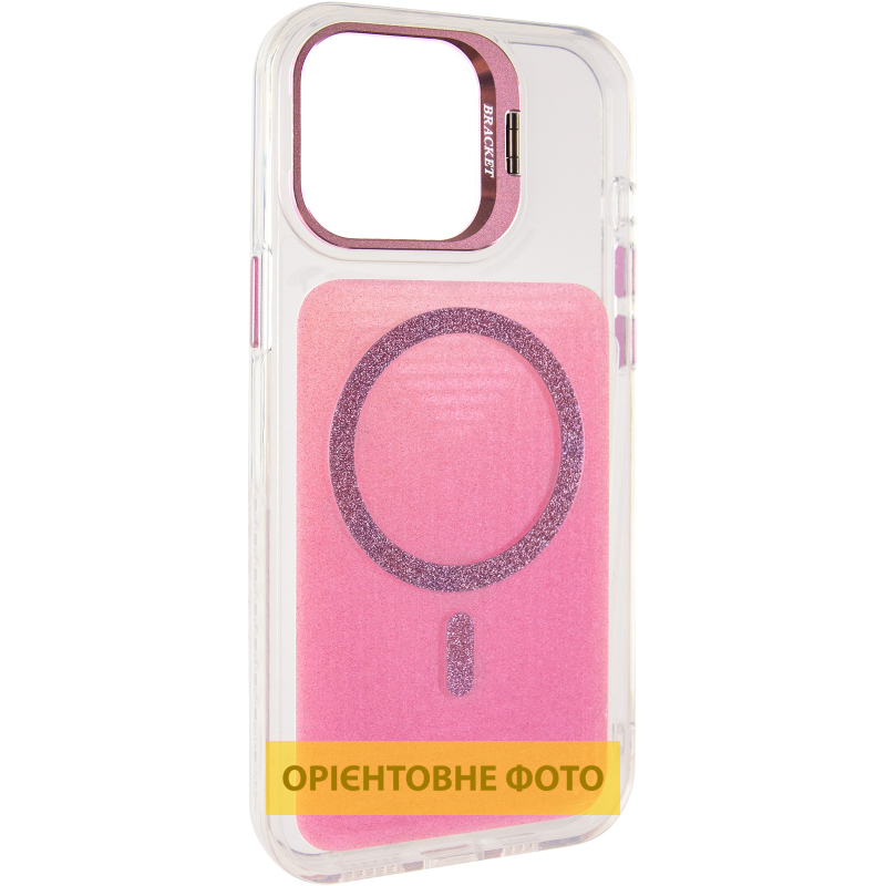 Чехол TPU+PC Jewel Sparkle with Magnetic Fit для Apple iPhone 15 Pro (6.1"), Pink Ruby, TPU+PC, купить оптом с доставкой