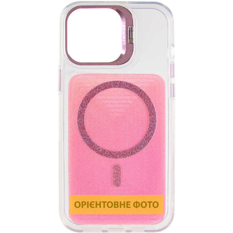 Чехол TPU+PC Jewel Sparkle with Magnetic Fit для Apple iPhone 15 Pro (6.1"), Pink Ruby 1, TPU+PC, купить оптом с доставкой