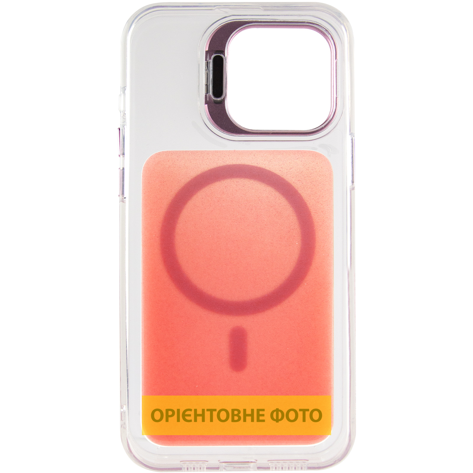 Чехол TPU+PC Jewel Sparkle with Magnetic Fit для Apple iPhone 15 Pro (6.1"), Pink Ruby 2, TPU+PC, купить оптом с доставкой