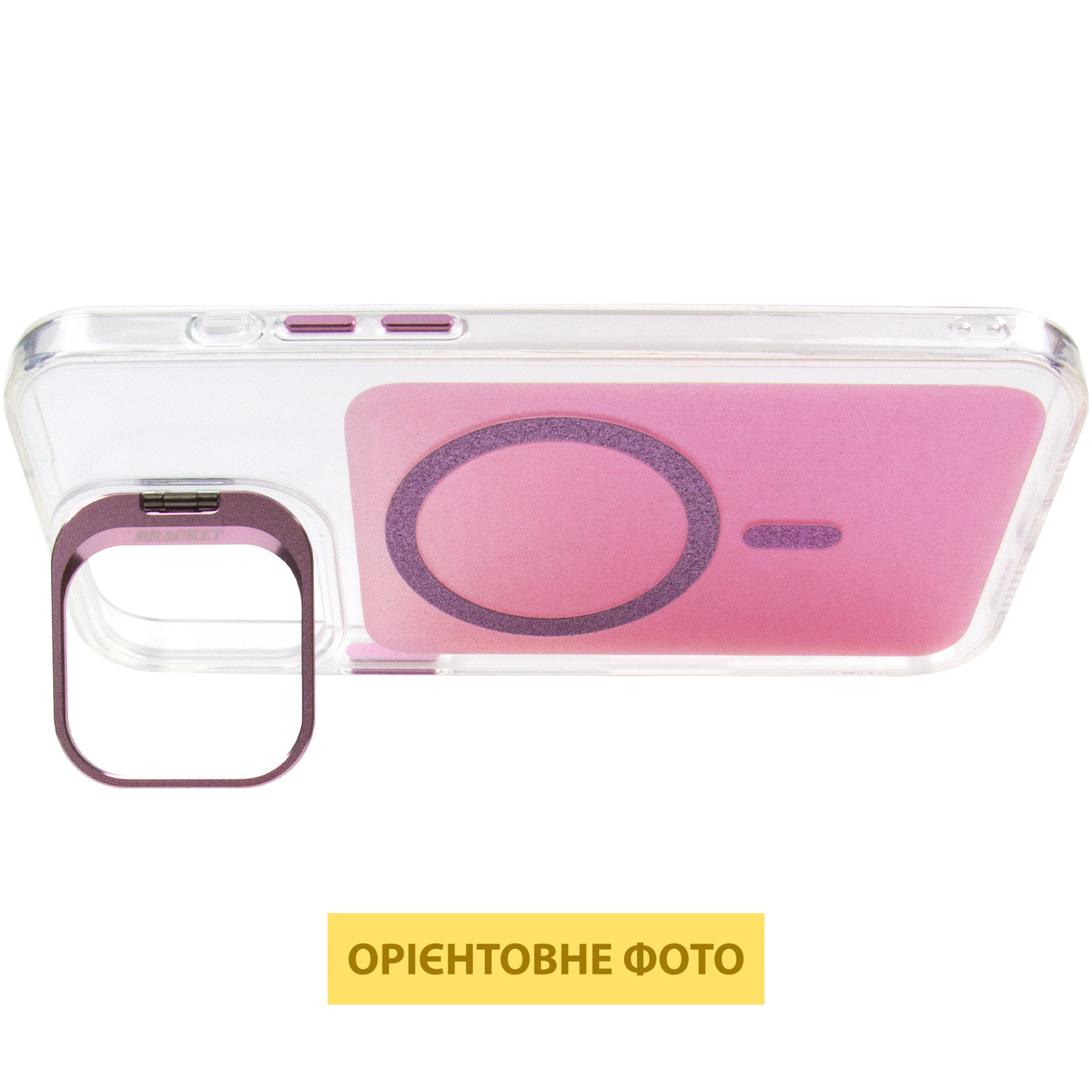 Чехол TPU+PC Jewel Sparkle with Magnetic Fit для Apple iPhone 15 Pro (6.1"), Pink Ruby 5, TPU+PC, купить оптом с доставкой