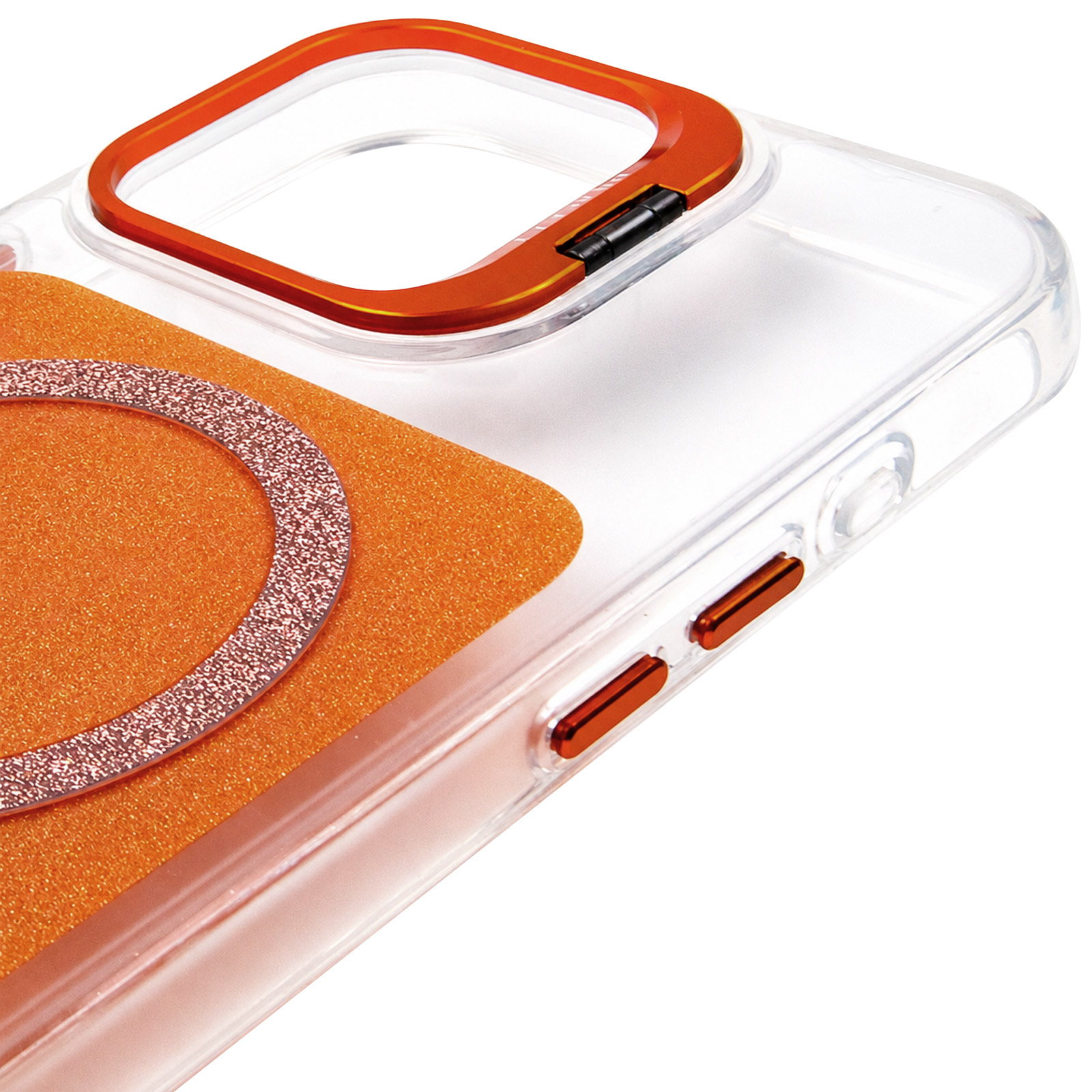 Чехол TPU+PC Jewel Sparkle with Magnetic Fit для Apple iPhone 15 Pro Max (6.7"), Orange Sparkle 3, TPU+PC, купить оптом с доставкой