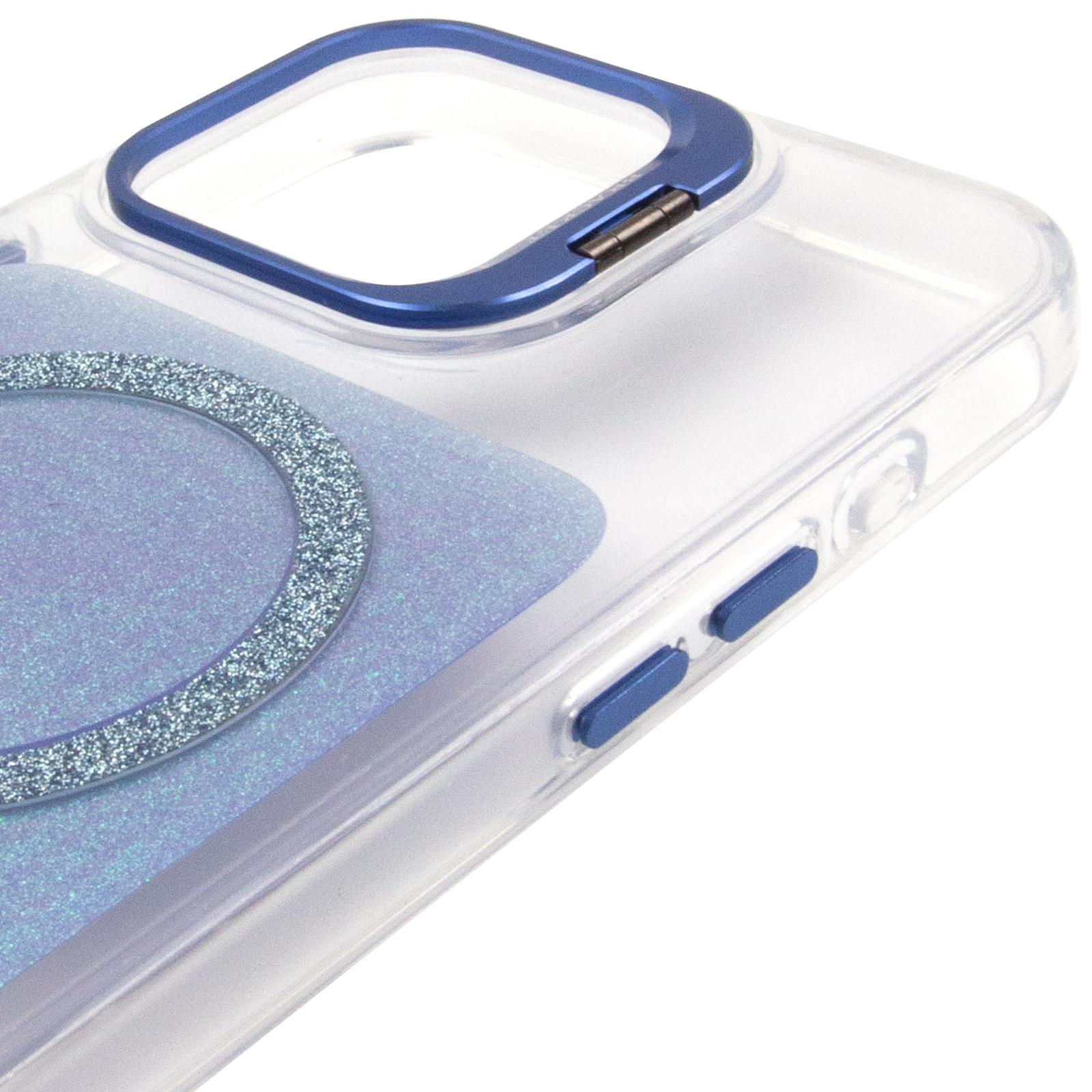 Чехол TPU+PC Jewel Sparkle with Magnetic Fit для Apple iPhone 15 Pro Max (6.7"), Royal Blue 3, TPU+PC, купить оптом с доставкой