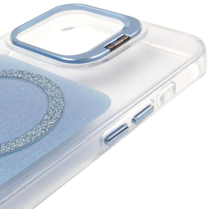 Чехол TPU+PC Jewel Sparkle with Magnetic Fit для Apple iPhone 16 (6.1"), Aqua Blue 3, TPU+PC, купить оптом с доставкой