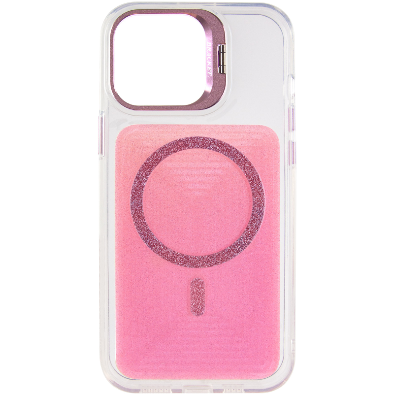 Чехол TPU+PC Jewel Sparkle with Magnetic Fit для Apple iPhone 16 (6.1"), Pink Ruby 1, TPU+PC, купить оптом с доставкой