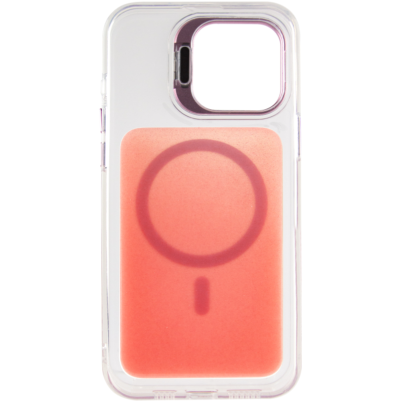 Чехол TPU+PC Jewel Sparkle with Magnetic Fit для Apple iPhone 16 (6.1"), Pink Ruby 2, TPU+PC, купить оптом с доставкой
