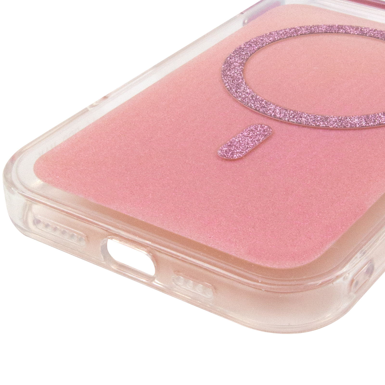 Чехол TPU+PC Jewel Sparkle with Magnetic Fit для Apple iPhone 16 (6.1"), Pink Ruby 4, TPU+PC, купить оптом с доставкой