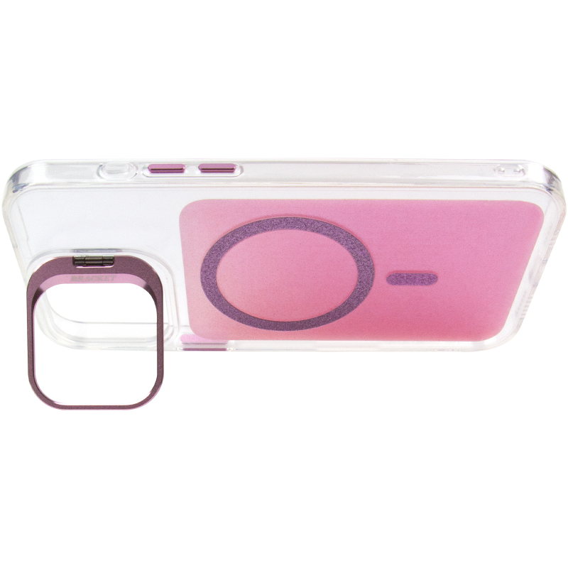 Чехол TPU+PC Jewel Sparkle with Magnetic Fit для Apple iPhone 16 (6.1"), Pink Ruby 5, TPU+PC, купить оптом с доставкой