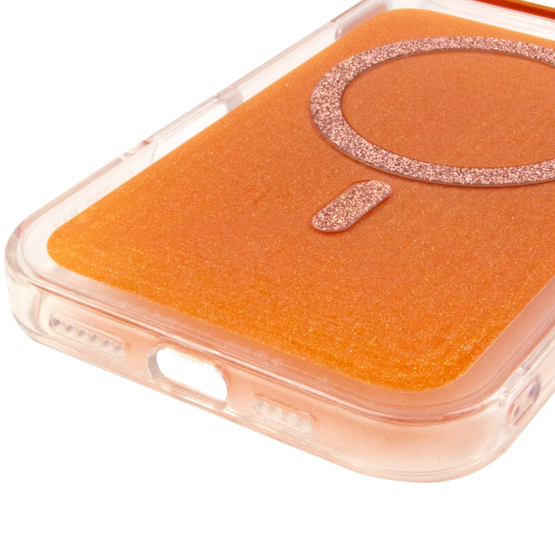 Чехол TPU+PC Jewel Sparkle with Magnetic Fit для Apple iPhone 16 Pro (6.3"), Orange Sparkle 4, TPU+PC, купить оптом с доставкой