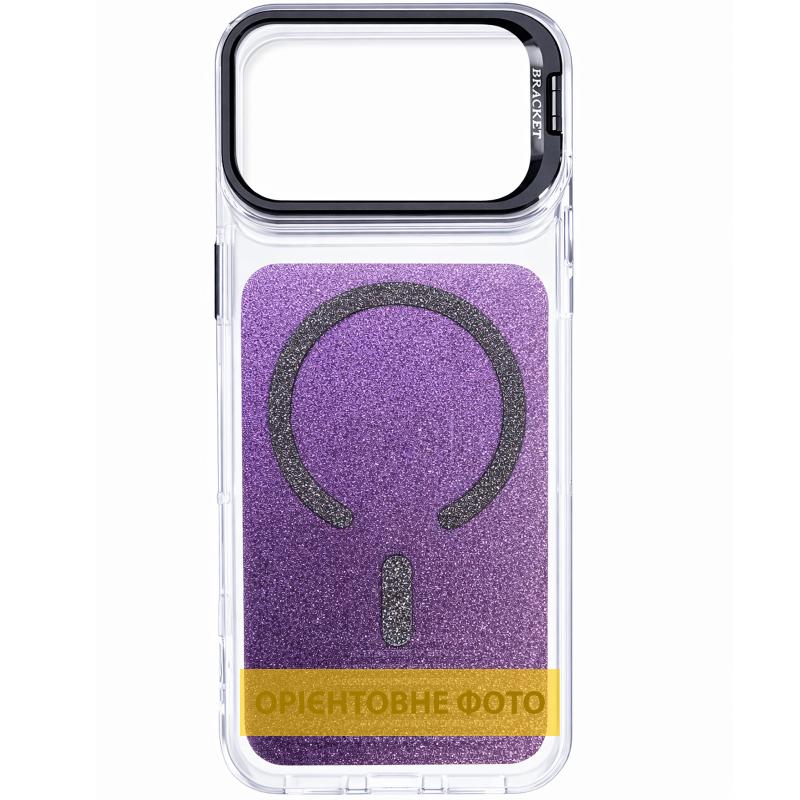 Чехол TPU+PC Jewel Sparkle with MagSafe для Apple iPhone 16 Pro (6.3) на картинке №1