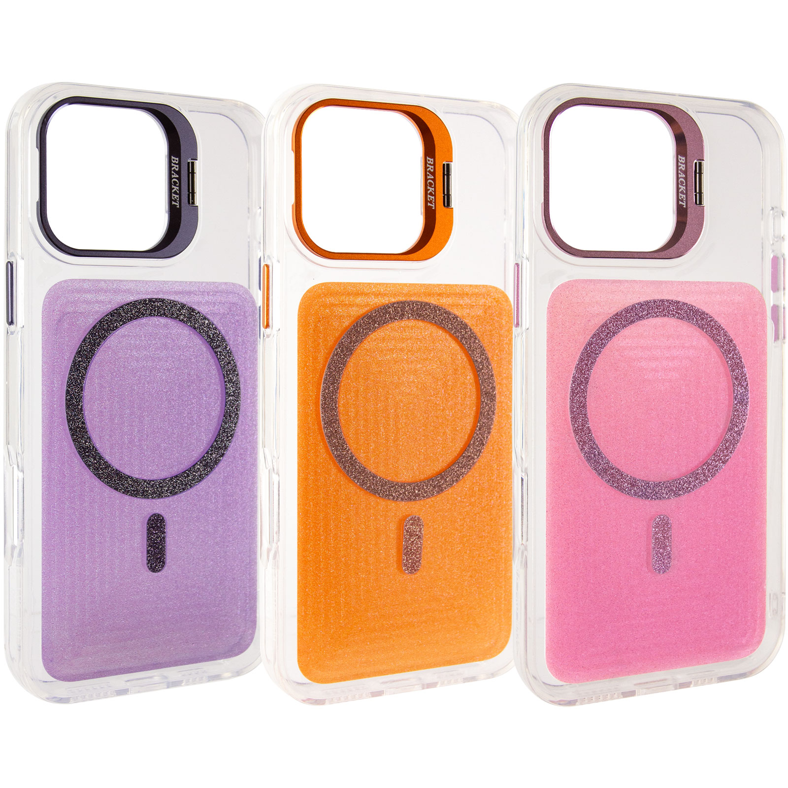 Чехол TPU+PC Jewel Sparkle with Magnetic Fit для Apple iPhone 16 Pro Max (6.9"), TPU+PC, купить оптом с доставкой