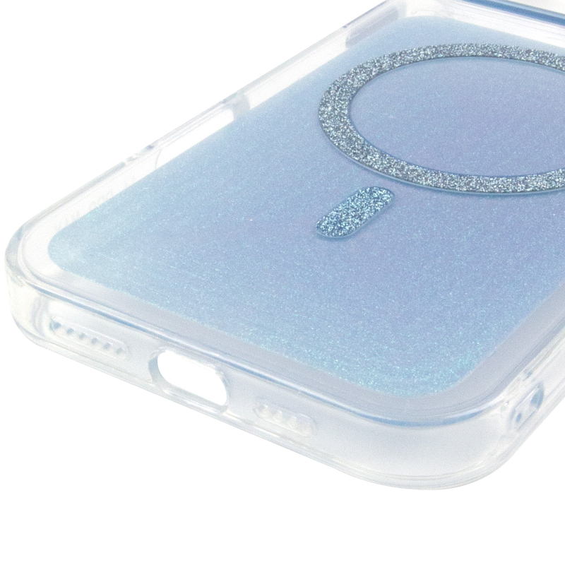 Чехол TPU+PC Jewel Sparkle with Magnetic Fit для Apple iPhone 16 Pro Max (6.9"), Aqua Blue 4, TPU+PC, купить оптом с доставкой