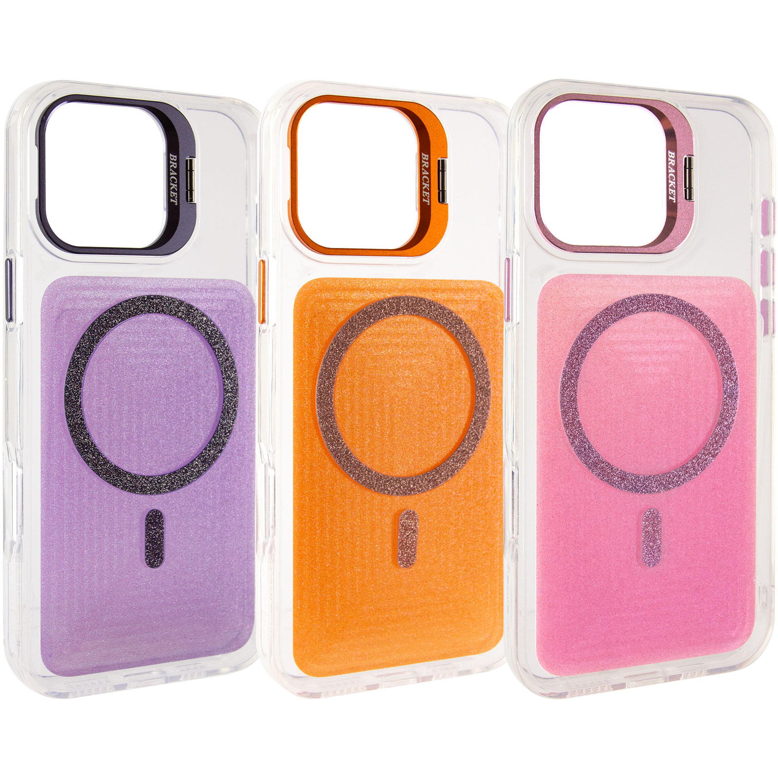 Чехол TPU+PC Jewel Sparkle with Magnetic Fit для Apple iPhone 17 (6.3"), TPU+PC, купить оптом с доставкой