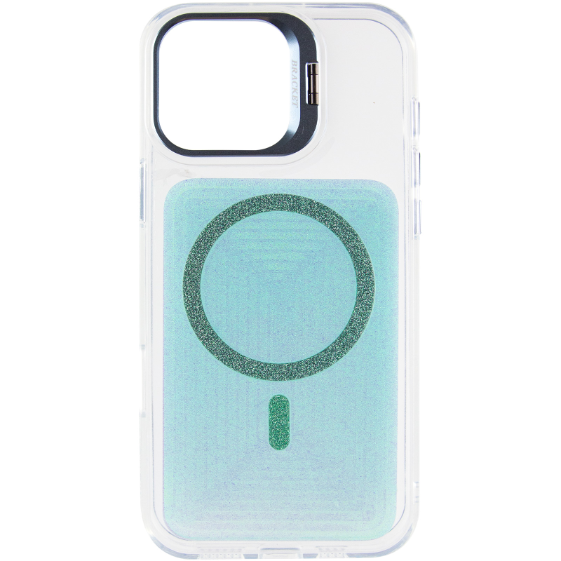 Чехол TPU+PC Jewel Sparkle with Magnetic Fit для Apple iPhone 17 (6.3"), Aqua Blue 1, TPU+PC, купить оптом с доставкой