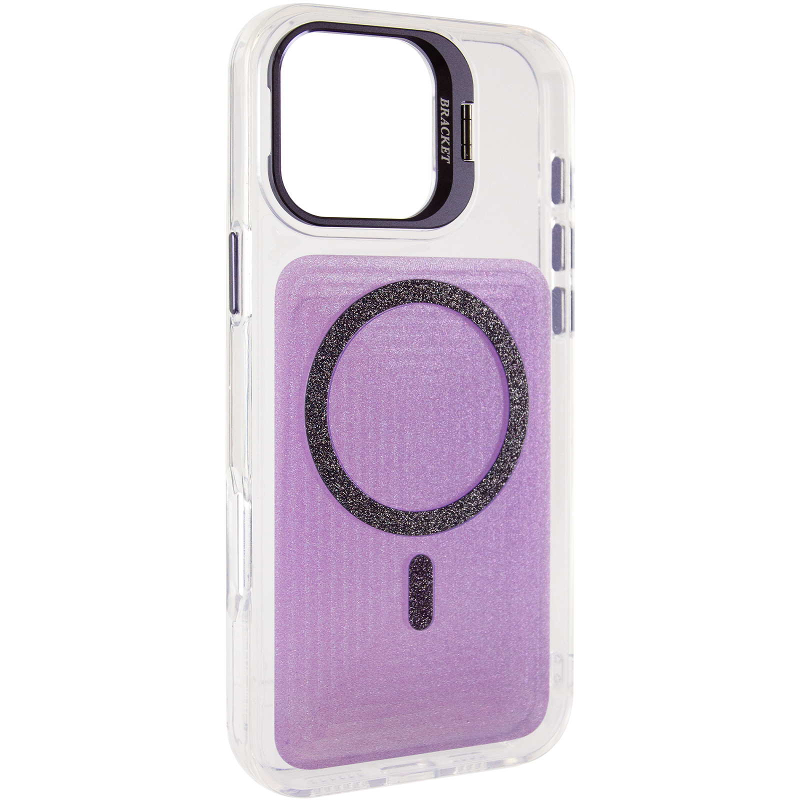 Чехол TPU+PC Jewel Sparkle with Magnetic Fit для Apple iPhone 17 (6.3"), Lavender Glitter, TPU+PC, купить оптом с доставкой