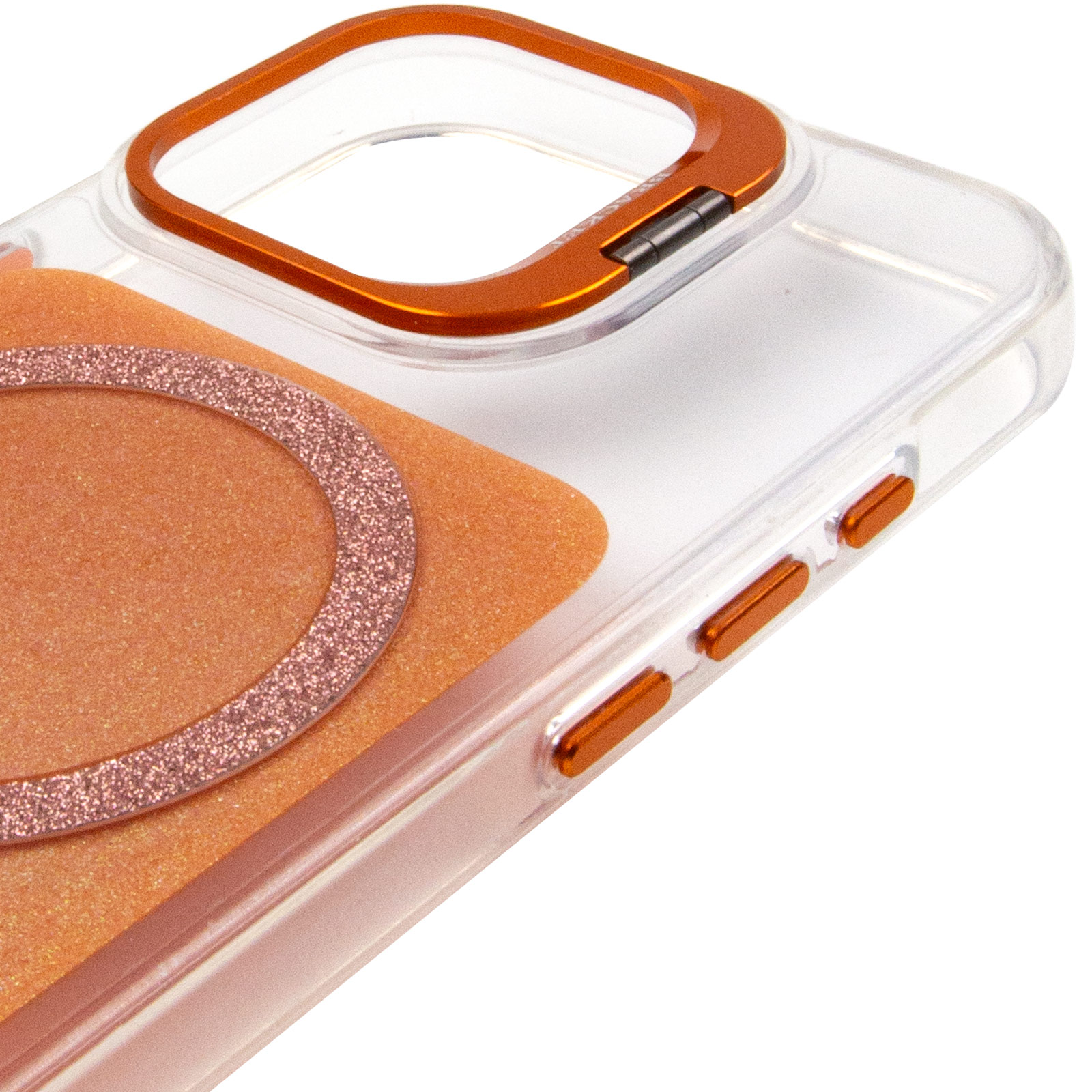 Чехол TPU+PC Jewel Sparkle with Magnetic Fit для Apple iPhone 17 (6.3"), Orange Sparkle 3, TPU+PC, купить оптом с доставкой