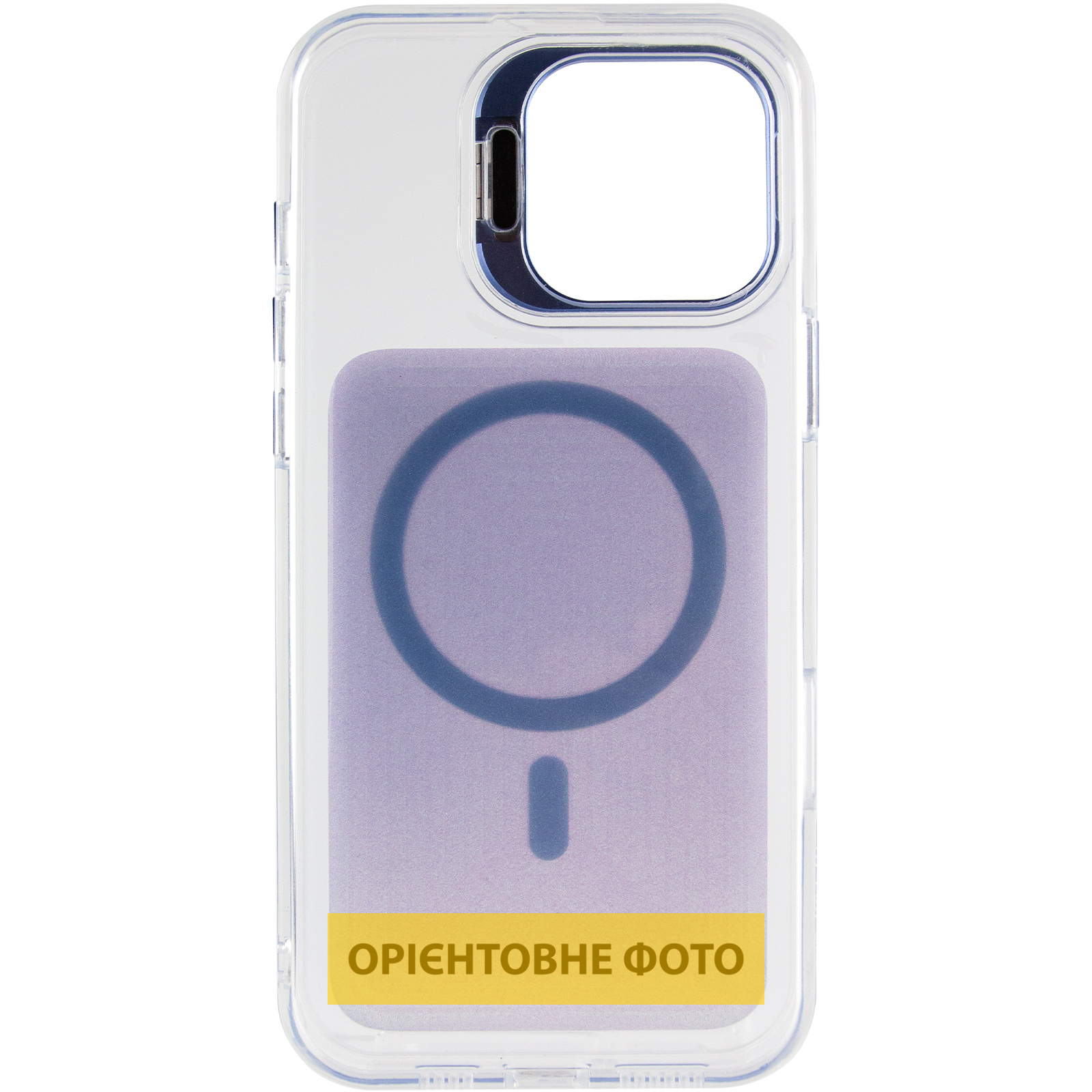 Чехол TPU+PC Jewel Sparkle with Magnetic Fit для Apple iPhone 17 (6.3"), Royal Blue 2, TPU+PC, купить оптом с доставкой